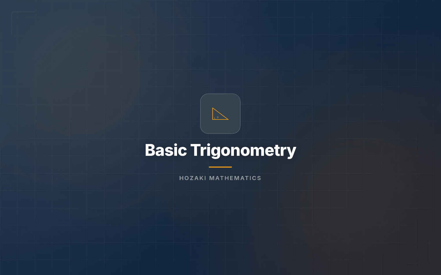 Basic Trigonometry