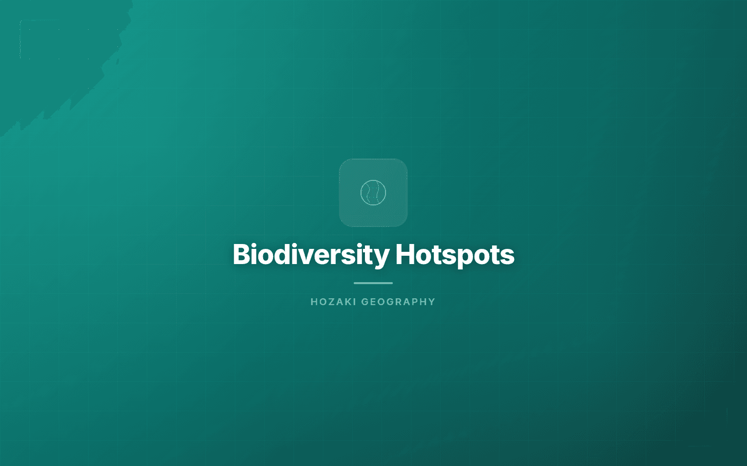 Biodiversity Hotspots