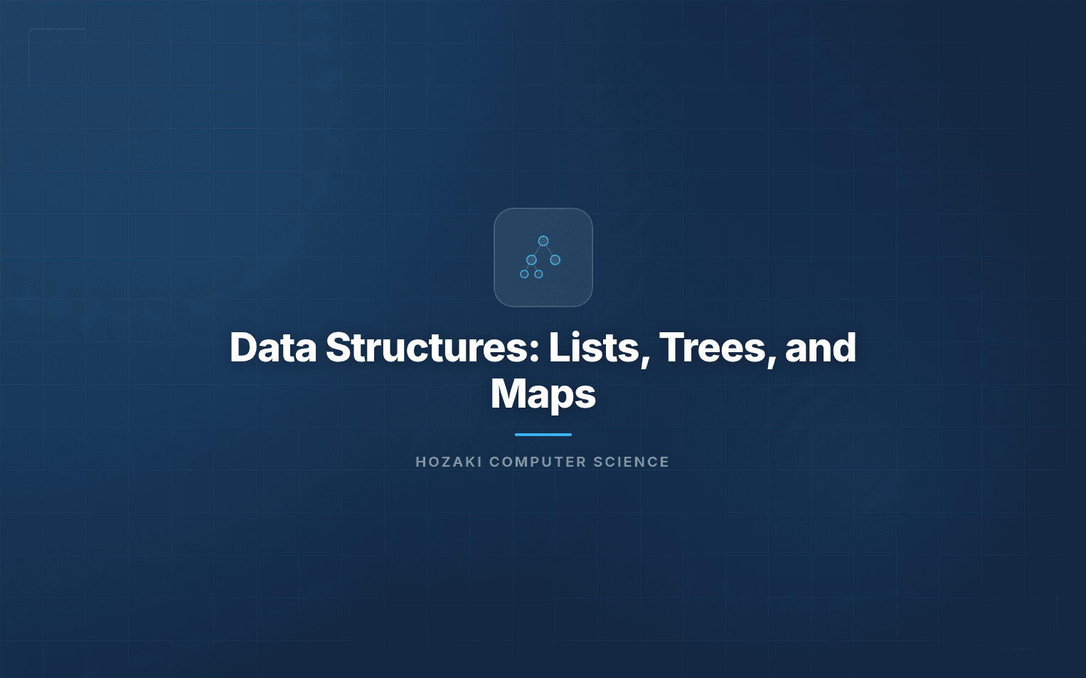 Data Structures — Arrays, Trees, Hash Maps, and Graphs