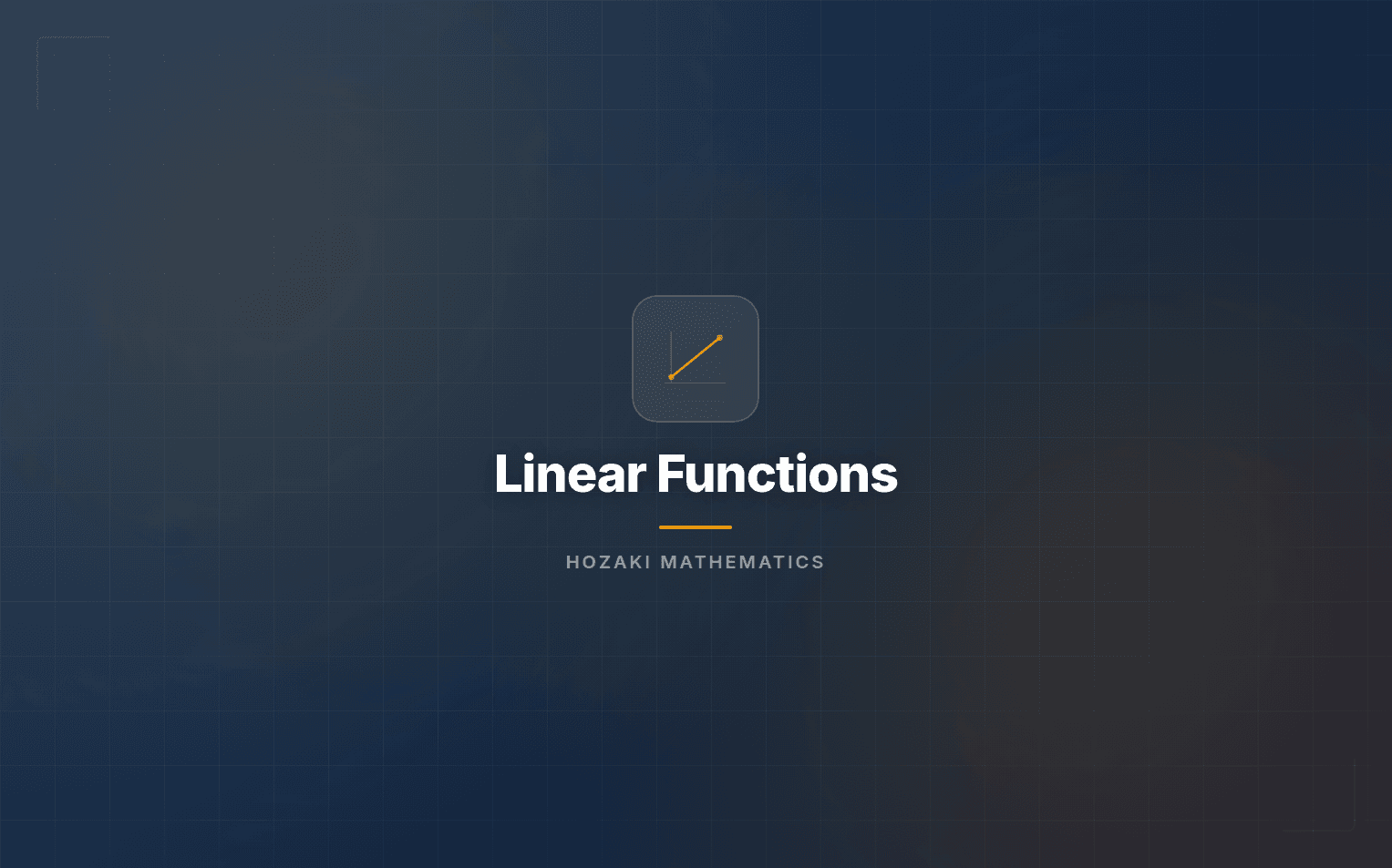 Linear Functions