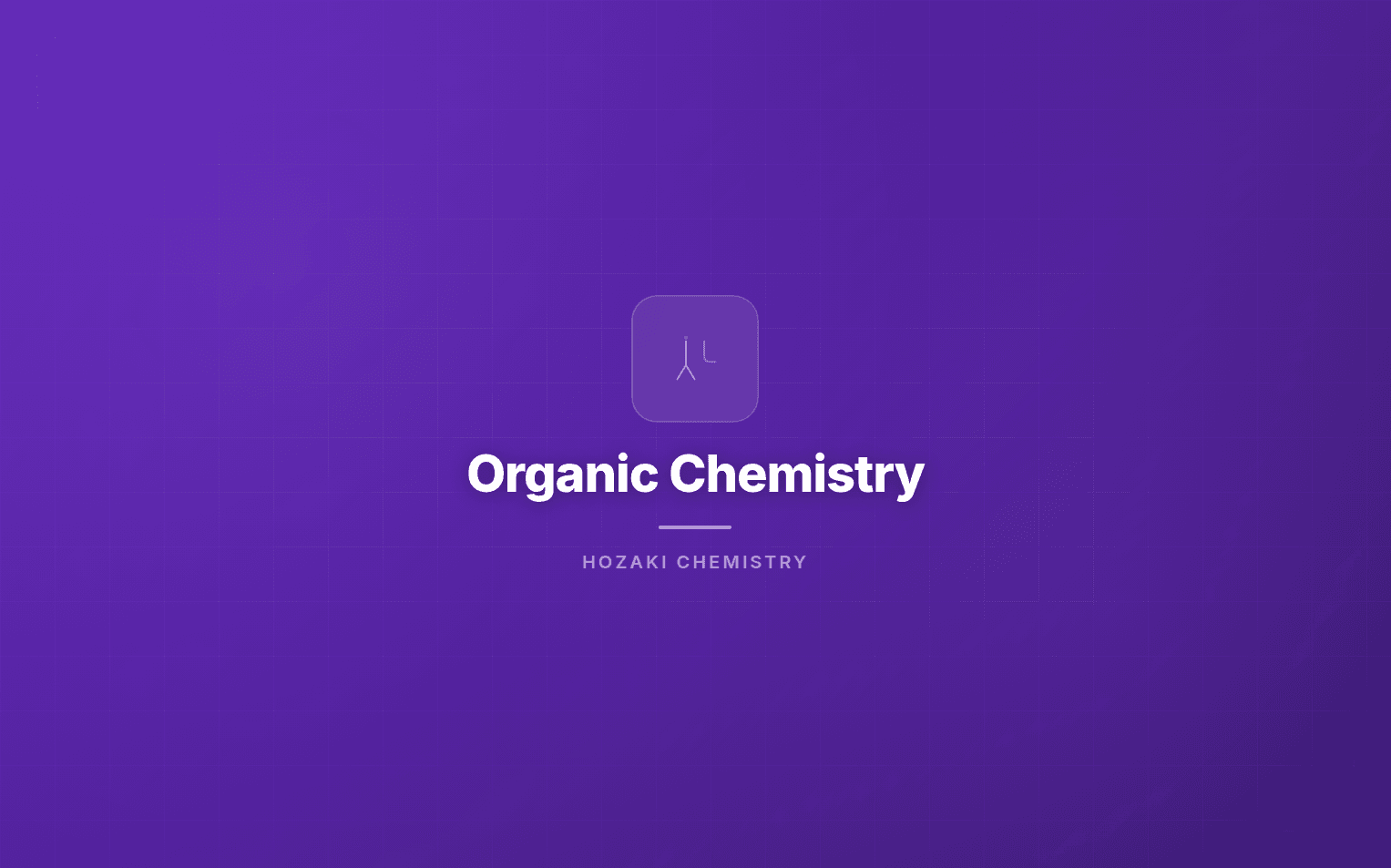 Organic Chemistry