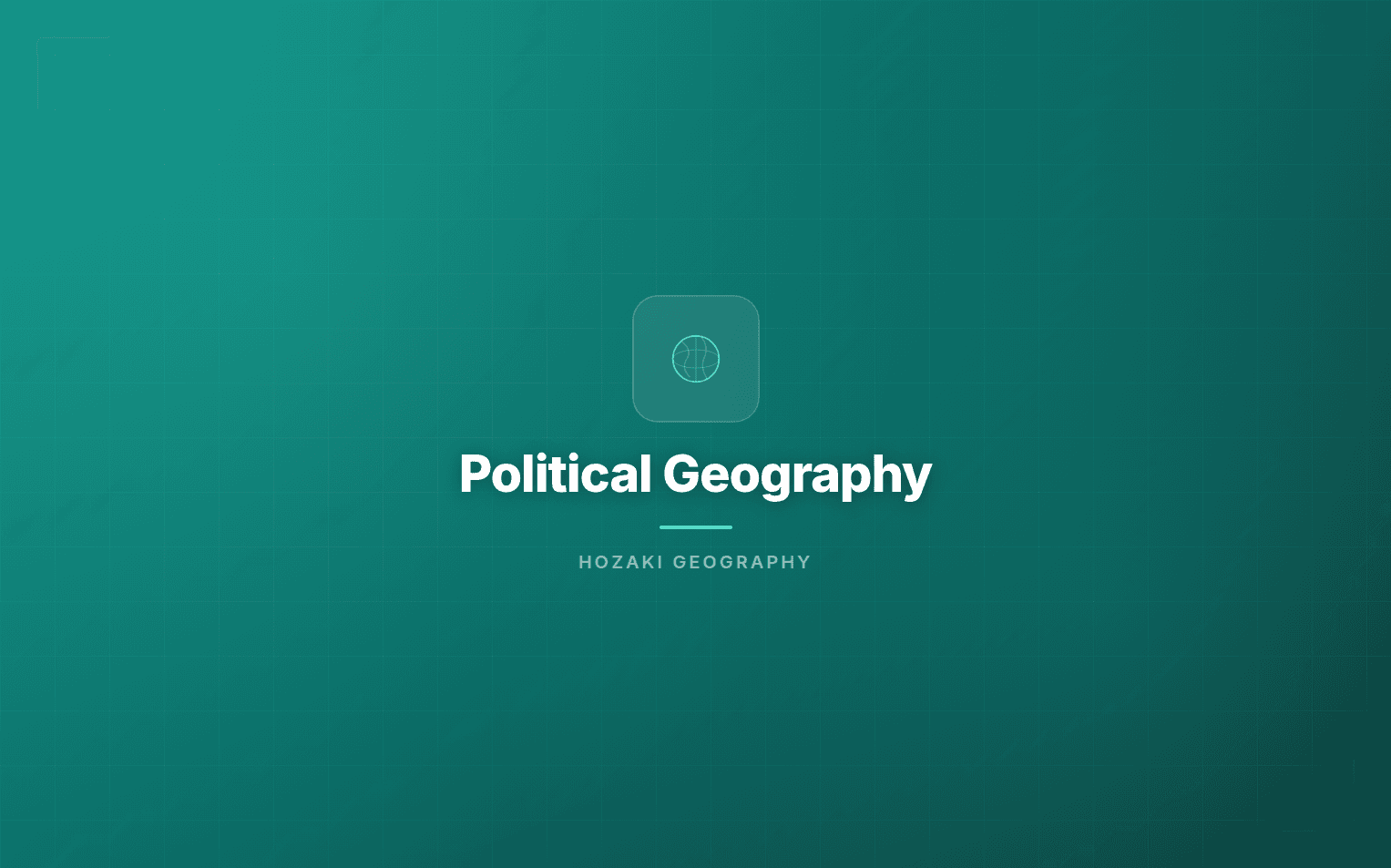 Political Geography