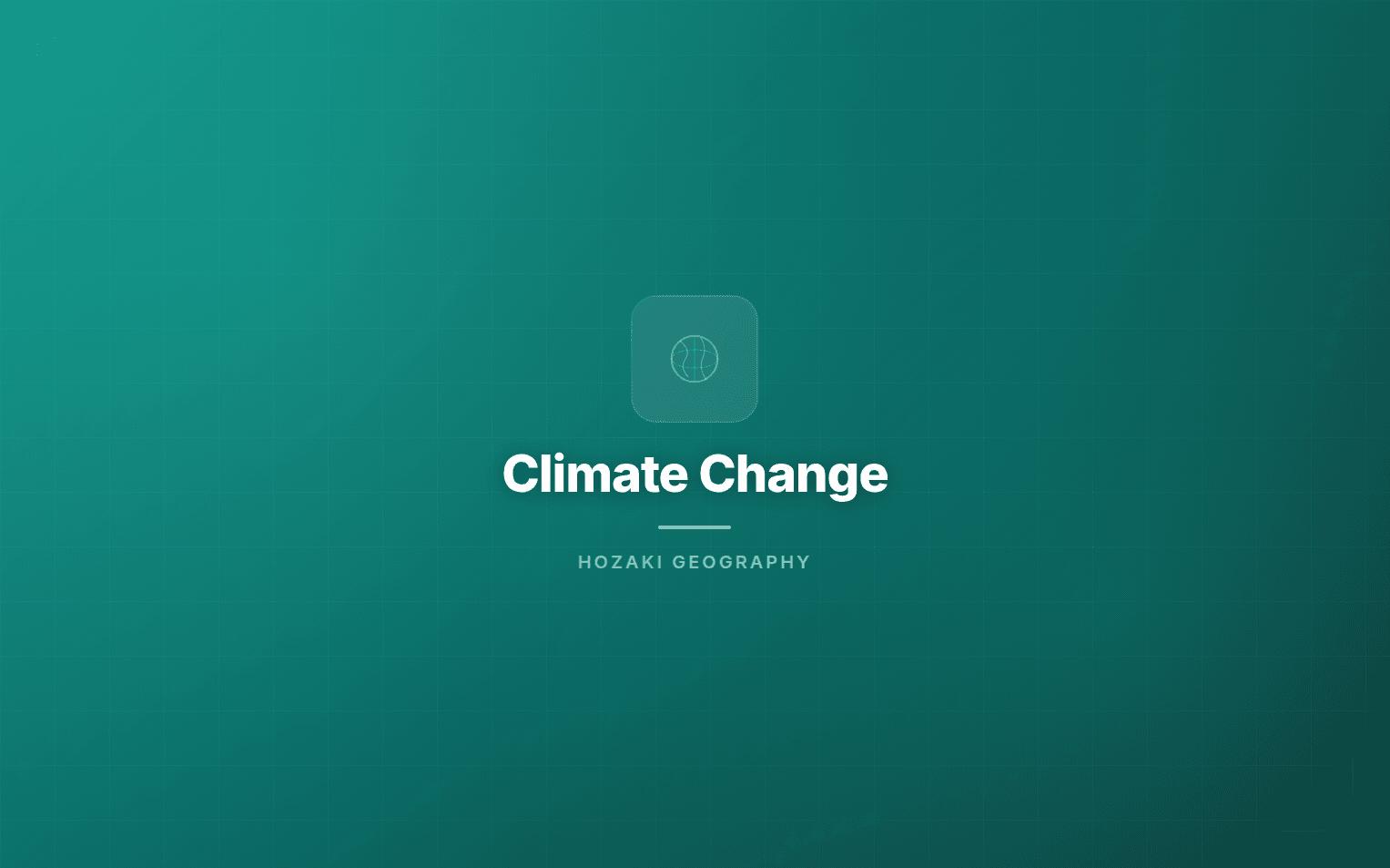 Climate Change
